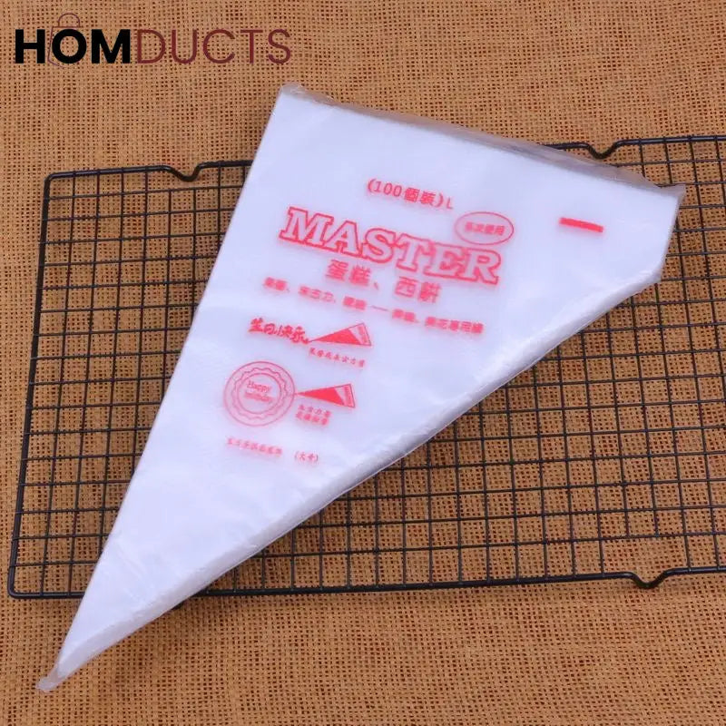 100Pcs Disposable Piping Bags