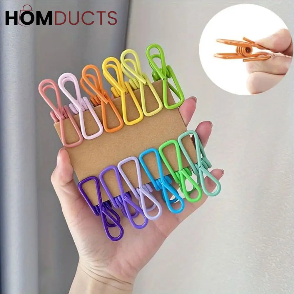 10Pcs Metal Clothes Drying Clips