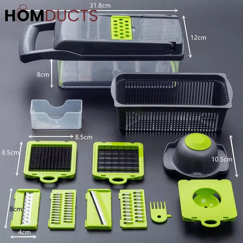 12In1 Multifunctional Vegetable Cutter