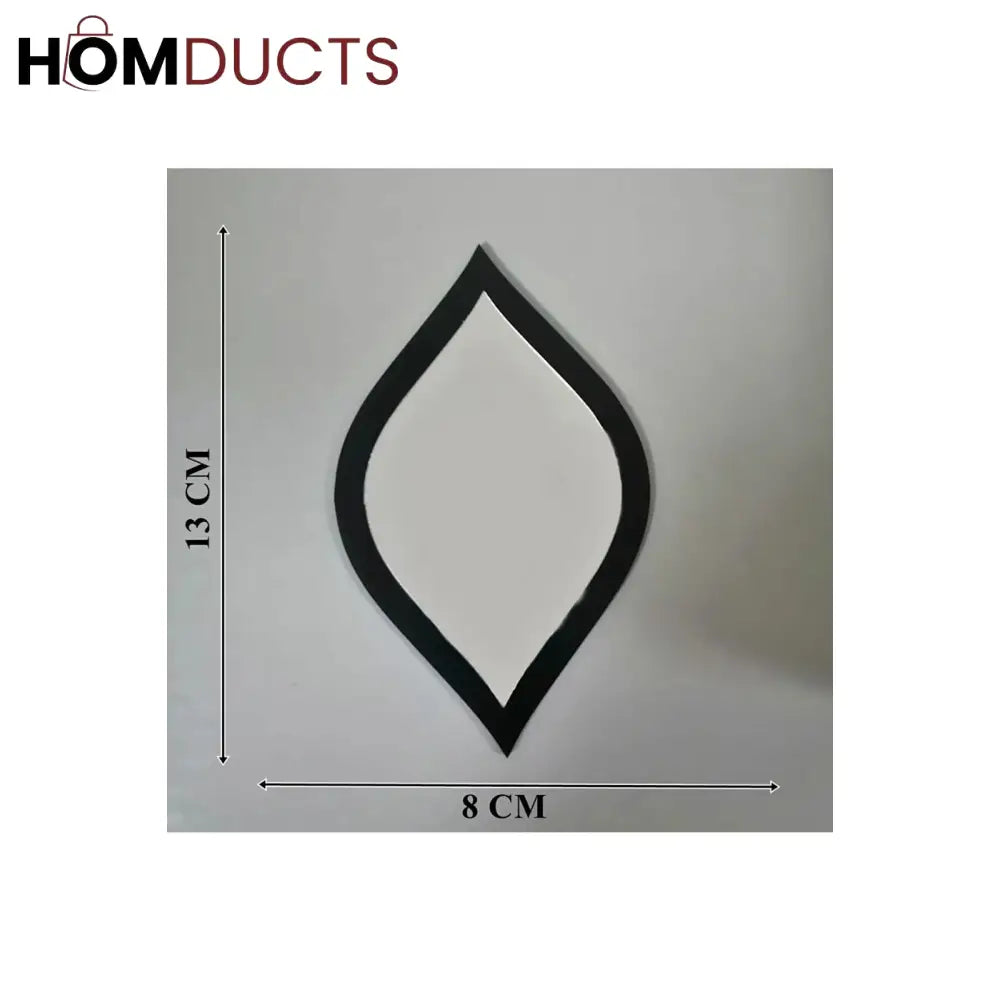16Pcs Water Drop Acrylic Stickers