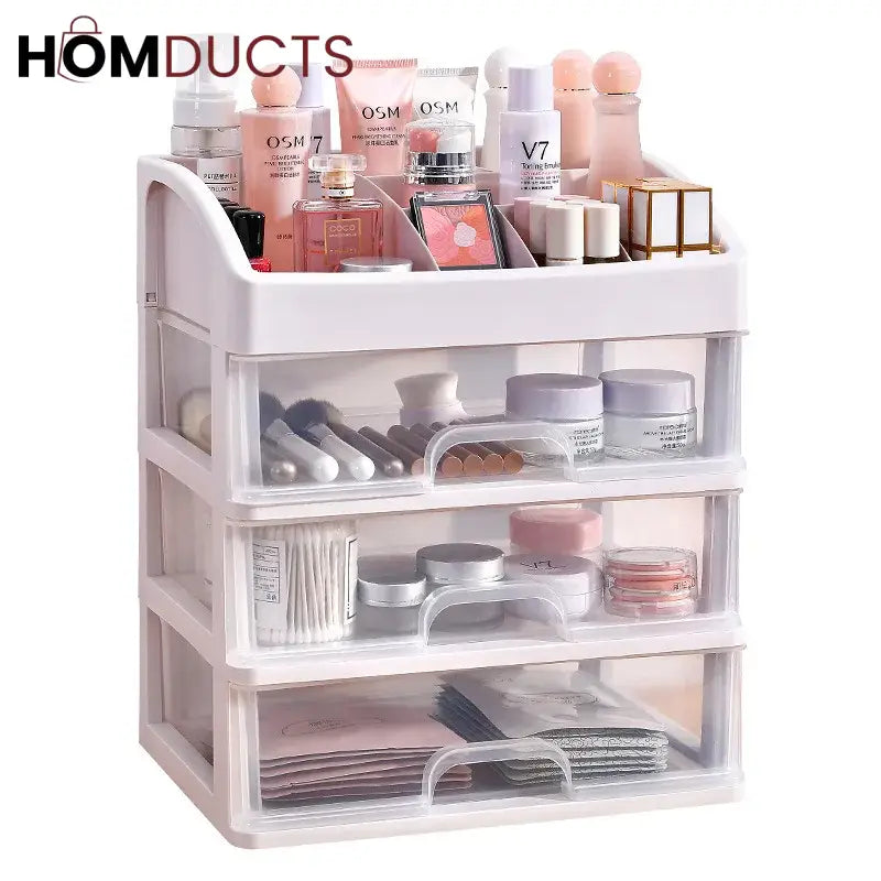 3 Drawer Cosmetic Storage Box