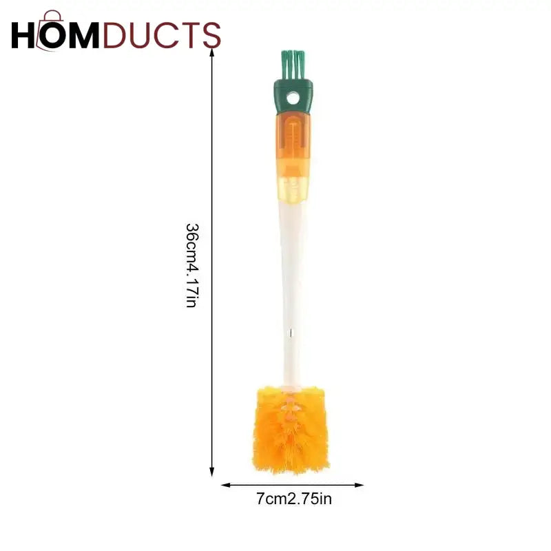 5 In 1 Long Handle Bottle Cleaning Brush