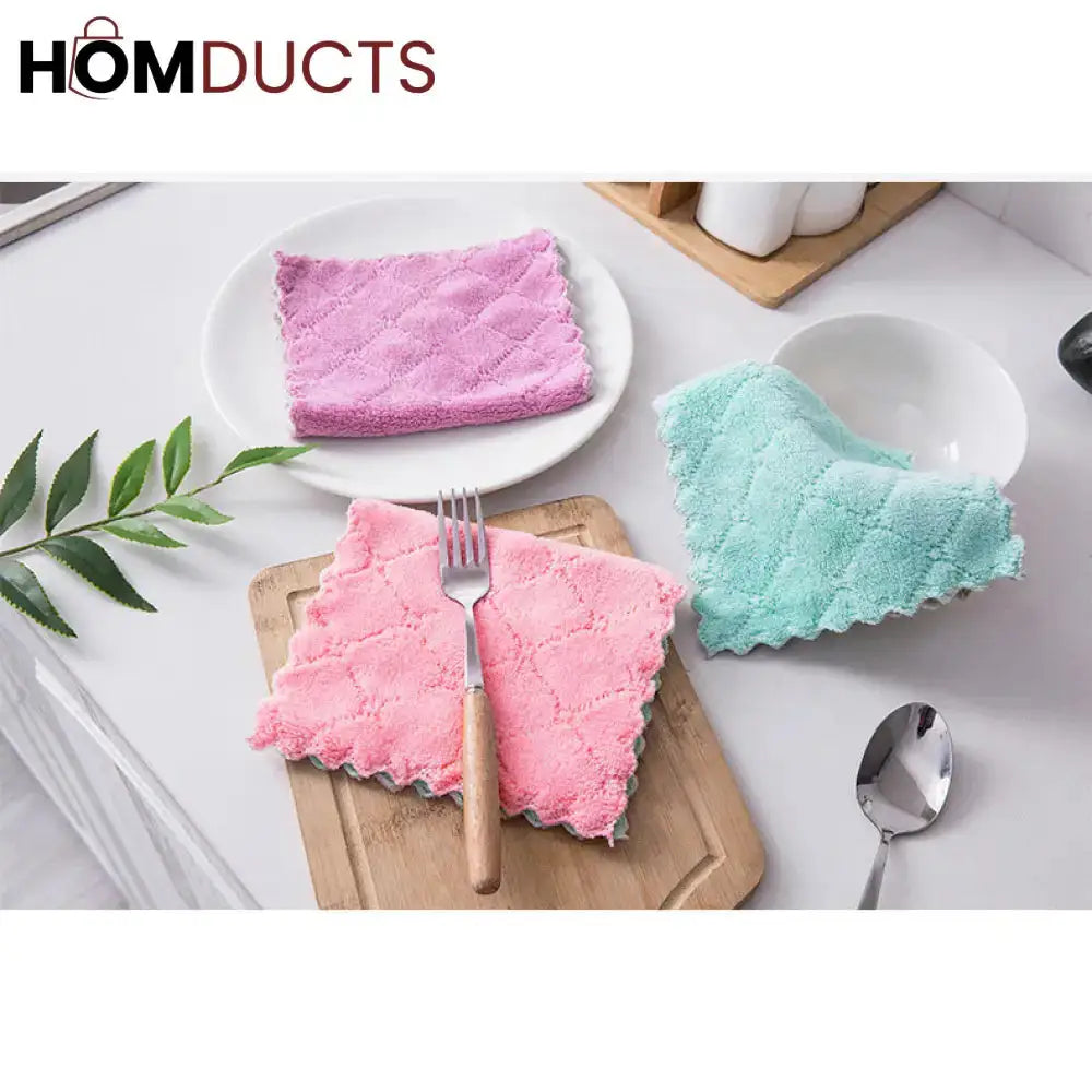 5pcs Super Absorbent Kitchen Towels