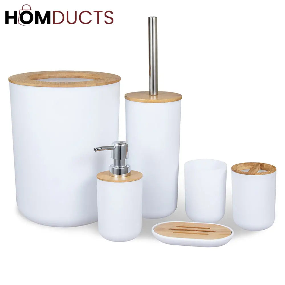 6 Pcs Bathroom Set (Premium Quality)