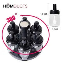 6Pcs Rotating Spice Set