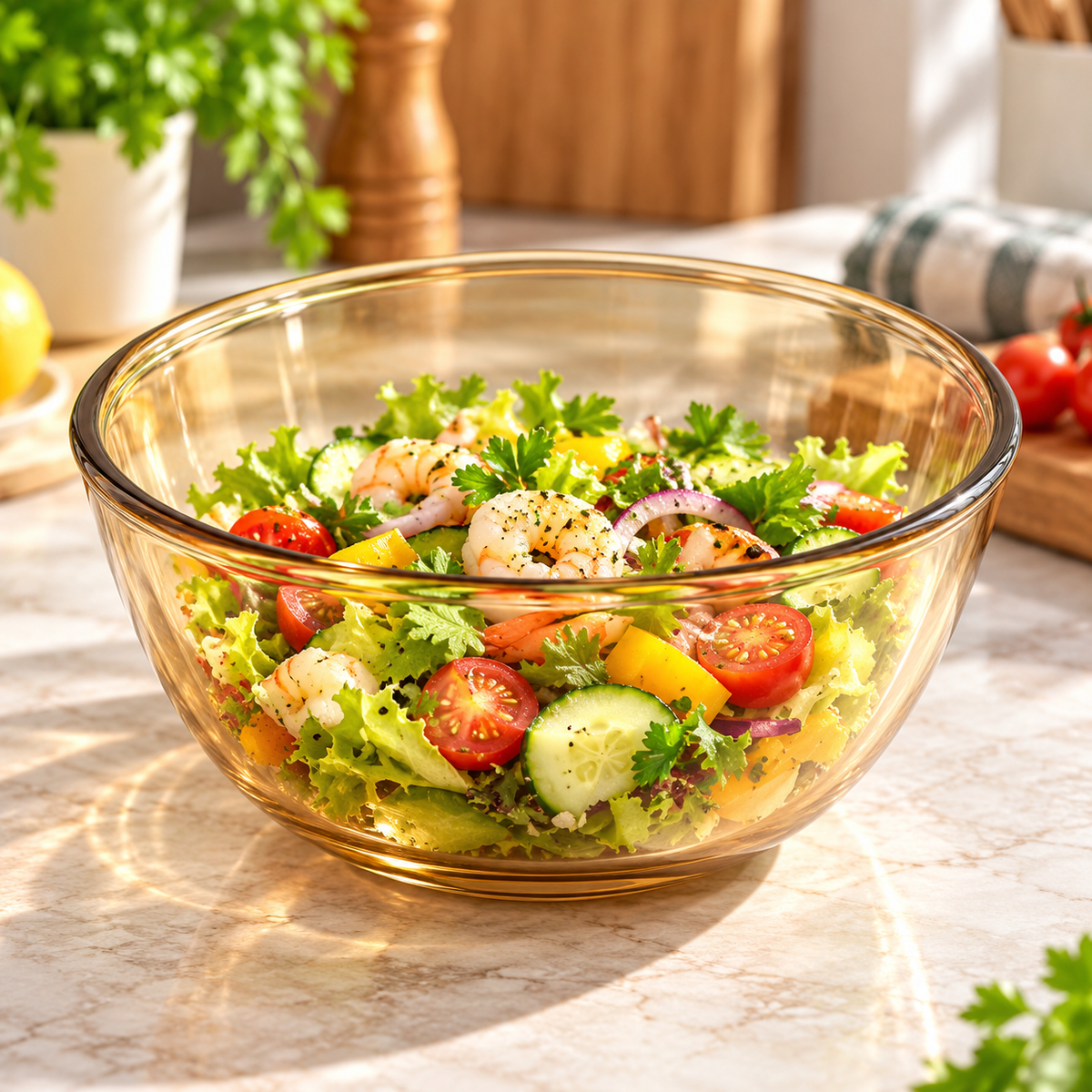 500ml Heat-Resistant Glass Baking Bowl