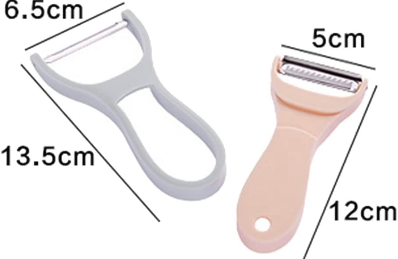 Luxury Multifunctional Fruit & Vegetable Peeler – Premium Kitchen Tool (2pcs Set)