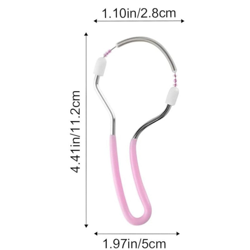 Spring Facial Hair Remover Tool – Manual Threading Epilator for Face