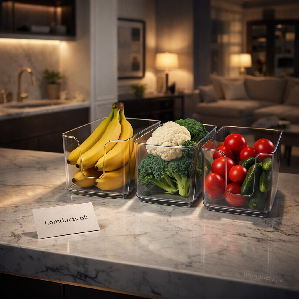 Premium Clear Fridge Organizer Storage Bins (Multi-Purpose Refrigerator Storage Containers)