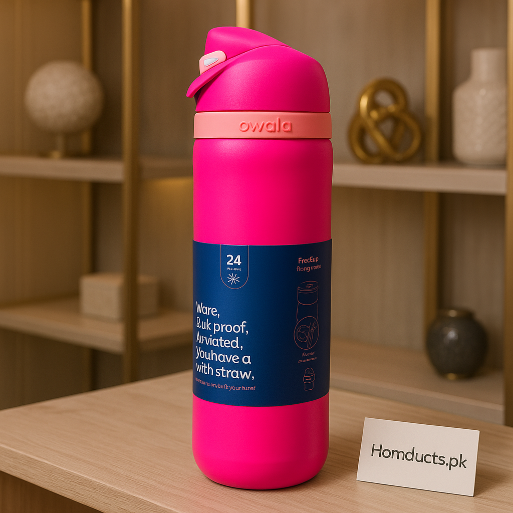 Owala FreeSip 32oz Stainless Steel Water Bottle – Leak-Proof, Double Wall Insulated, BPA-Free Hydration Bottle