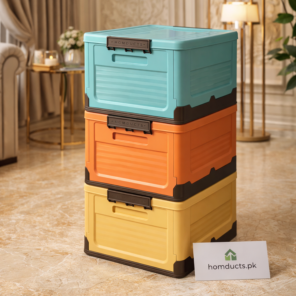 Premium Stackable Storage Box – Space-Saving Multipurpose Organizer (1 Piece)