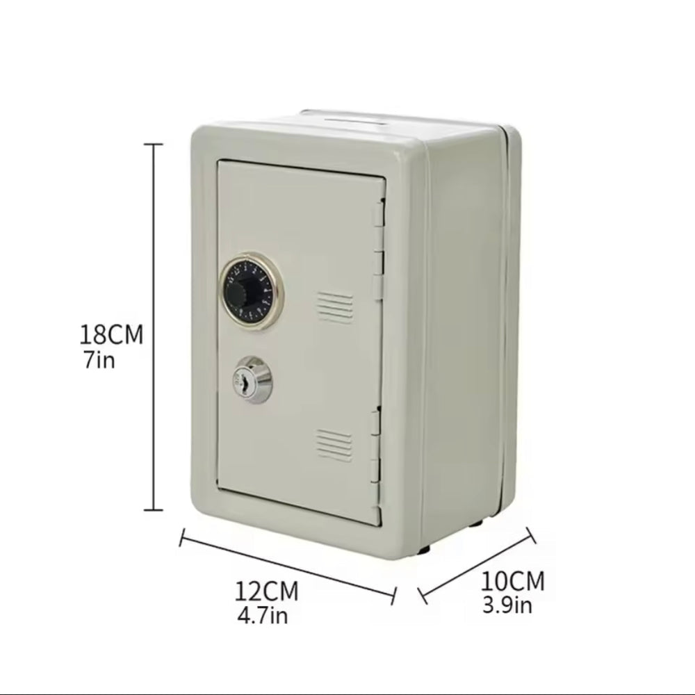 Luxury Compact Mini Safe Box – Secure Cash & Jewelry Storage Organizer for Home & Office