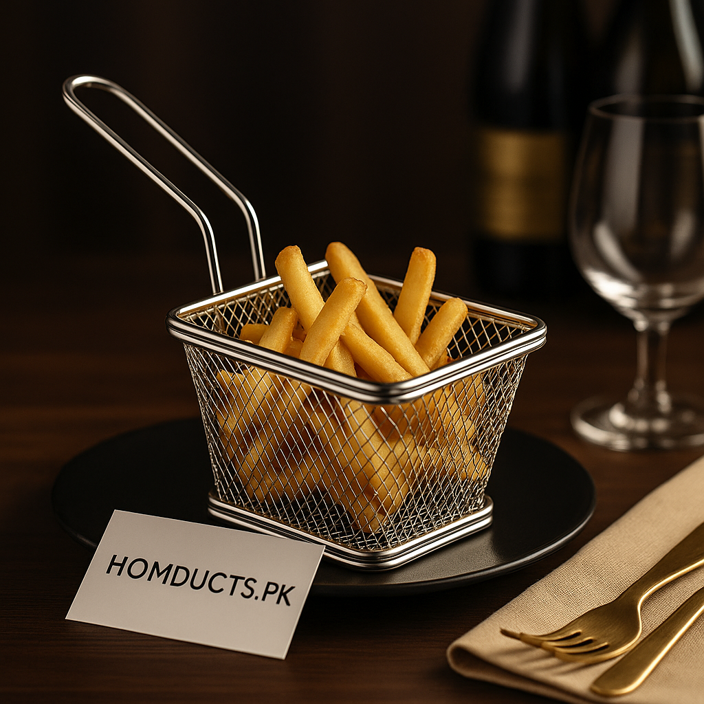 Luxury Mini Fry Basket – Premium Stainless Steel Snack Server