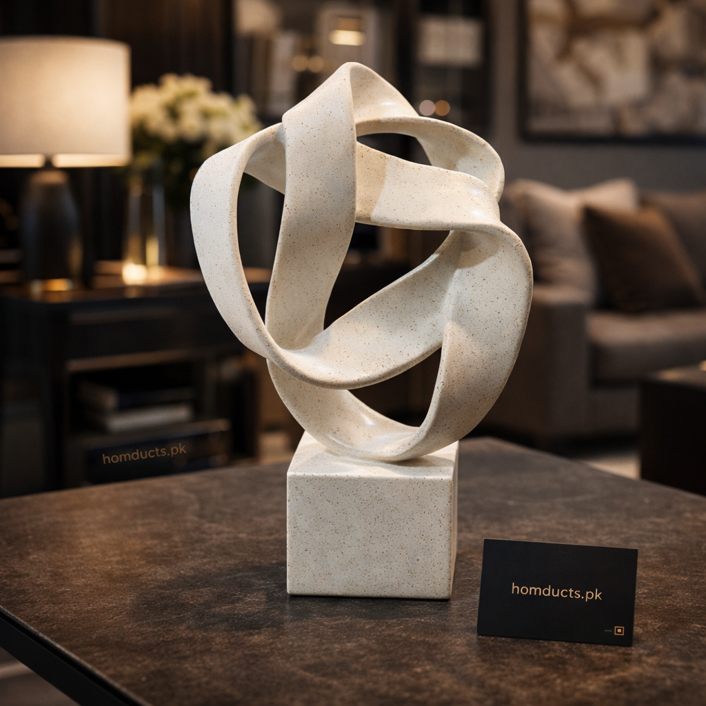 Luxury Abstract Ceramic Sculpture – Modern Decorative Table Accent