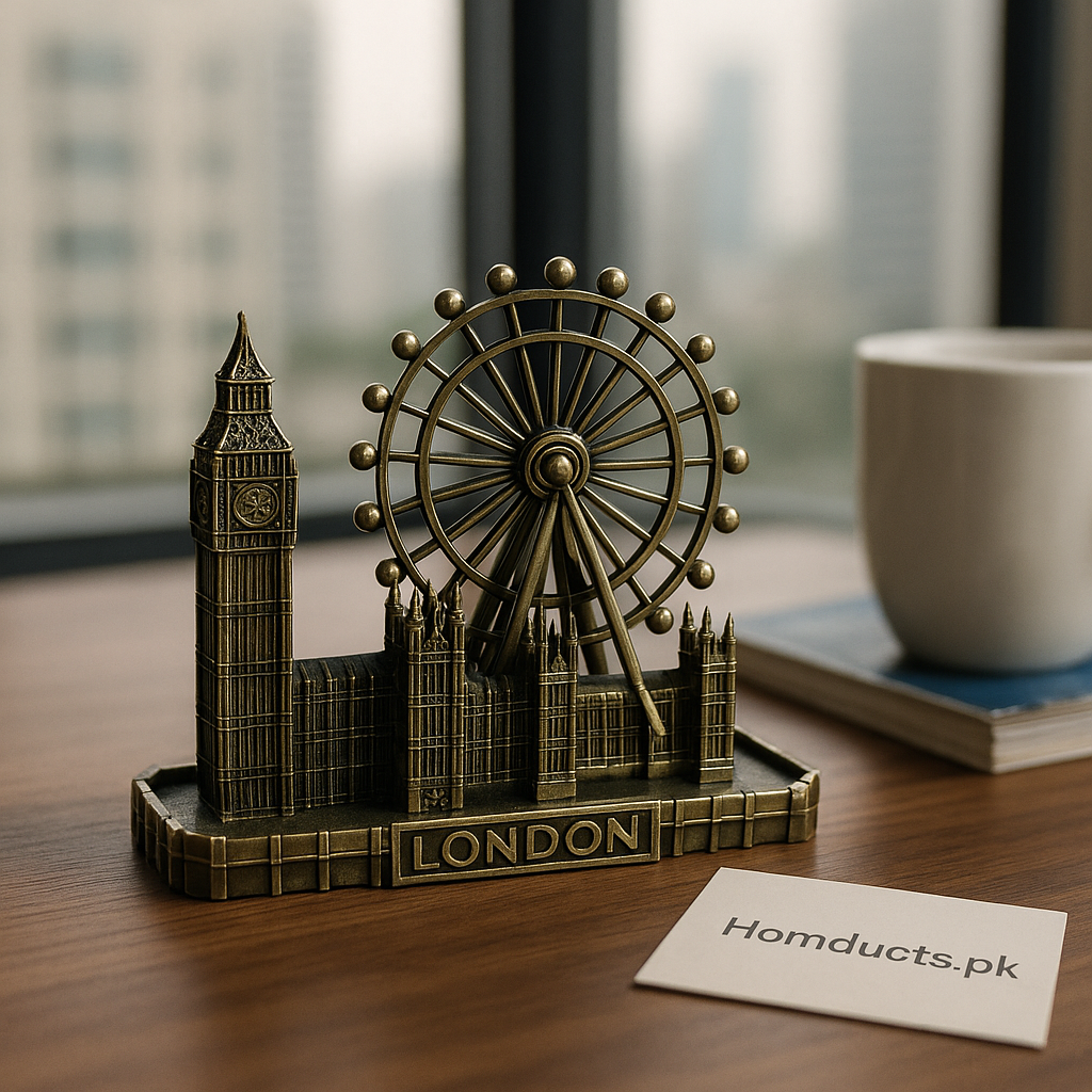 London Eye & Big Ben Metal Souvenir Model – Premium Collectible Decoration Piece