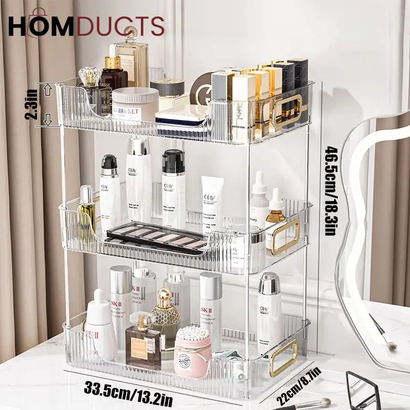 Acrylic Cosmetic And Multipurpose Storage Rack J & C Organizer