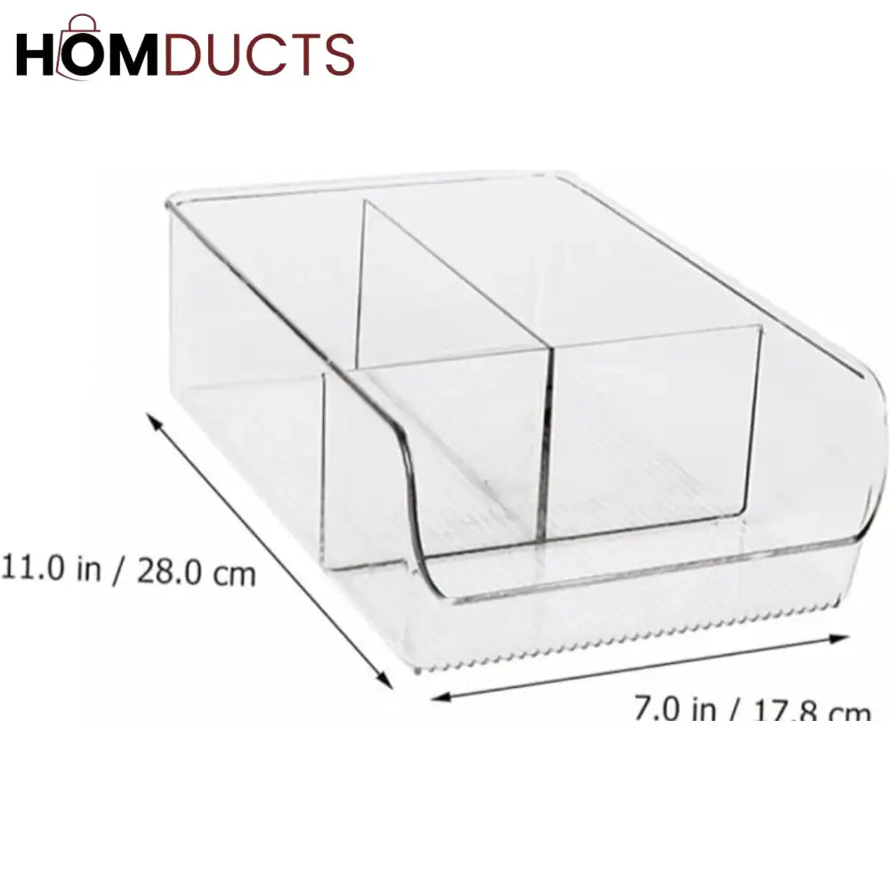 Acrylic Multi Compartment Storage Organizer