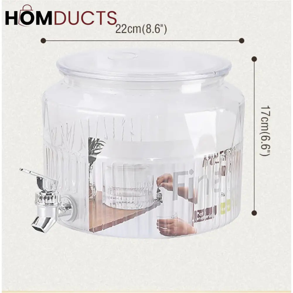 Acrylic Round Juice Container