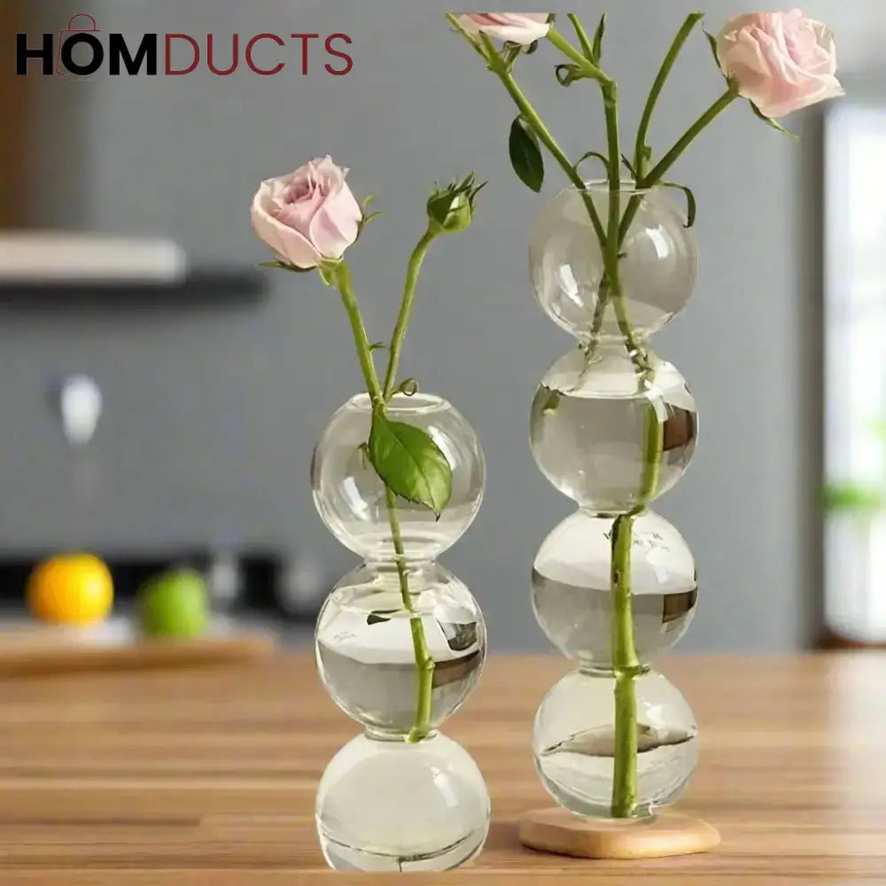 Bubble Design Glass - 3-Tier Luxury Drinkware for Upscale Events