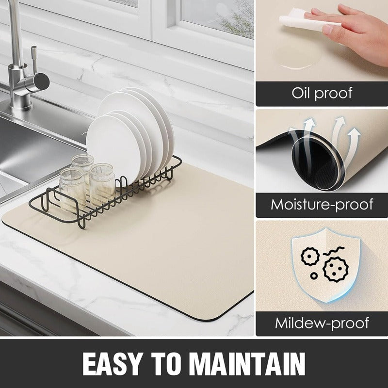 Premium Waterproof Kitchen Countertop Mat – Heat Resistant & Easy Clean Coffee Machine Pad