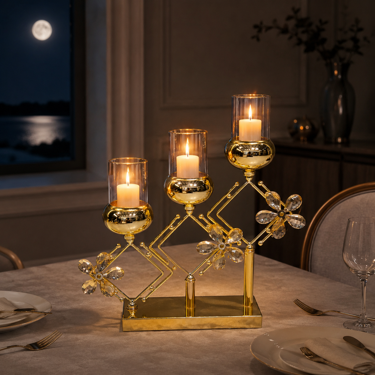 Luxury Decorative Candle Holder – Elegant Design 28-13