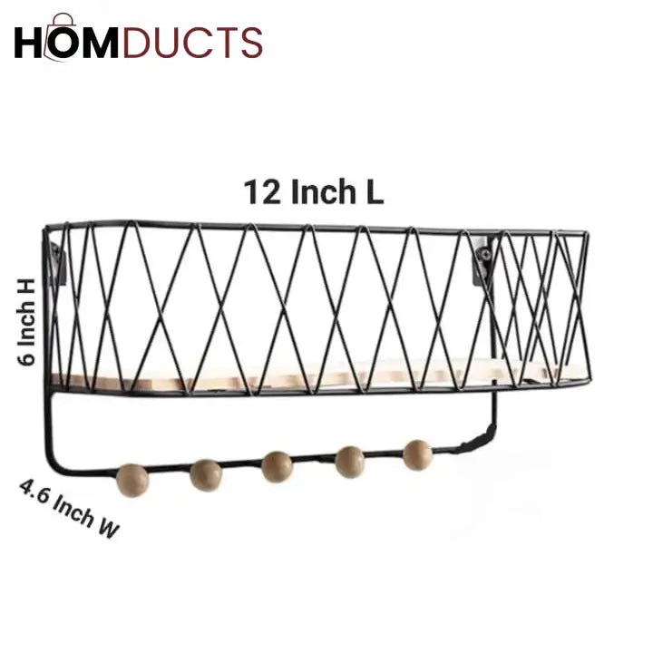 Criss - Cross Wall Utility Shelf