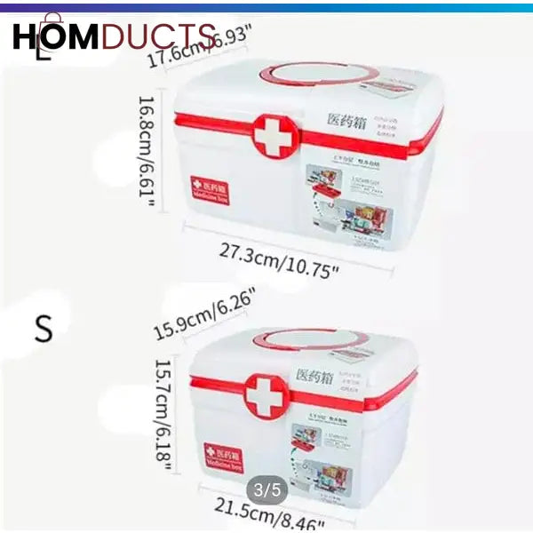 Double Layer First Aid Box