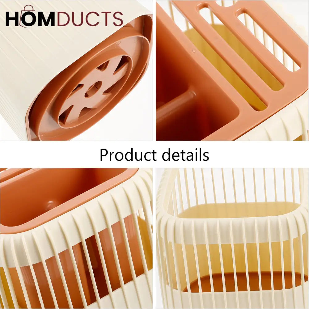 Durable Rotating Kitchen Counter Spoon and Knife Holder