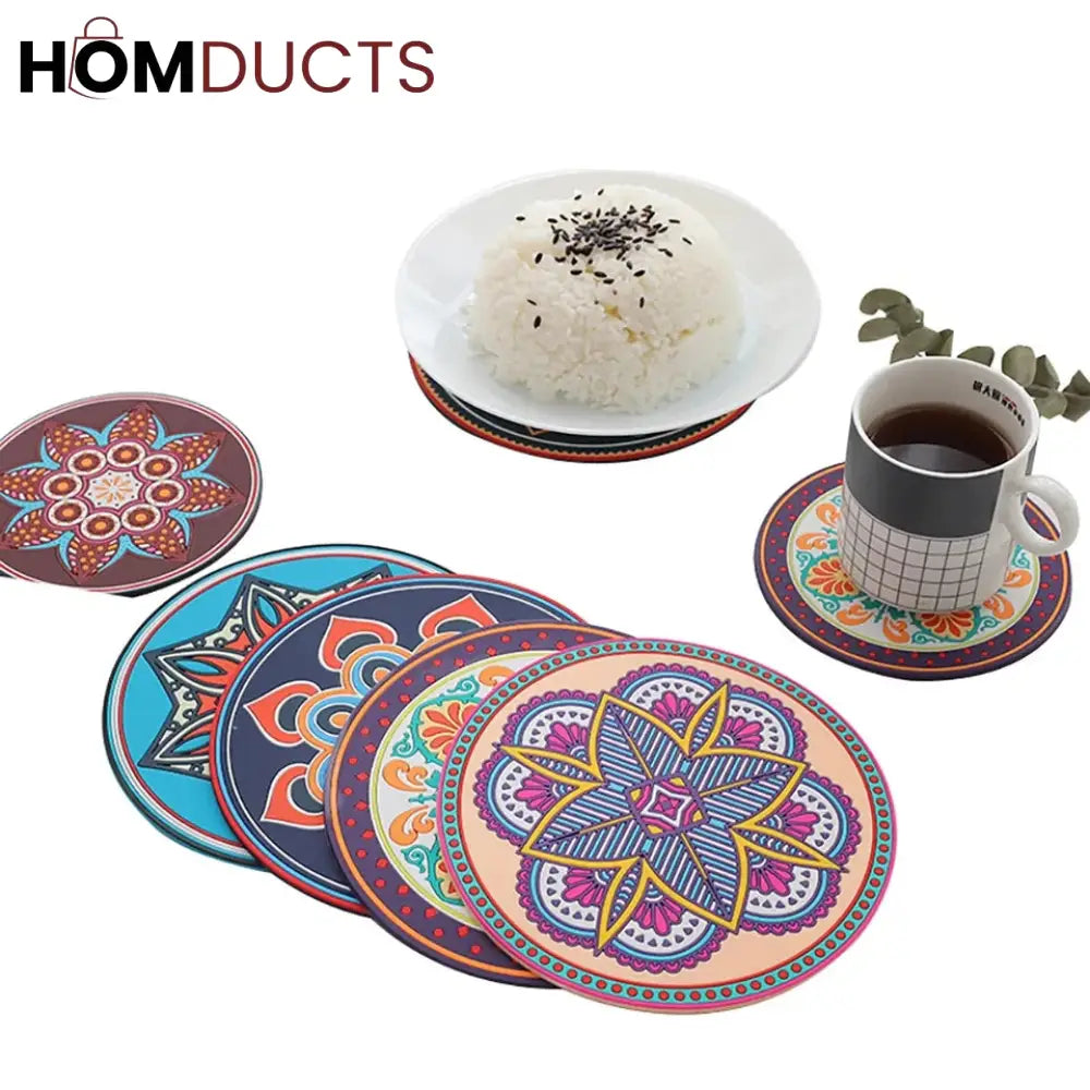 Ethnic Style Coaster Set (6Pcs)