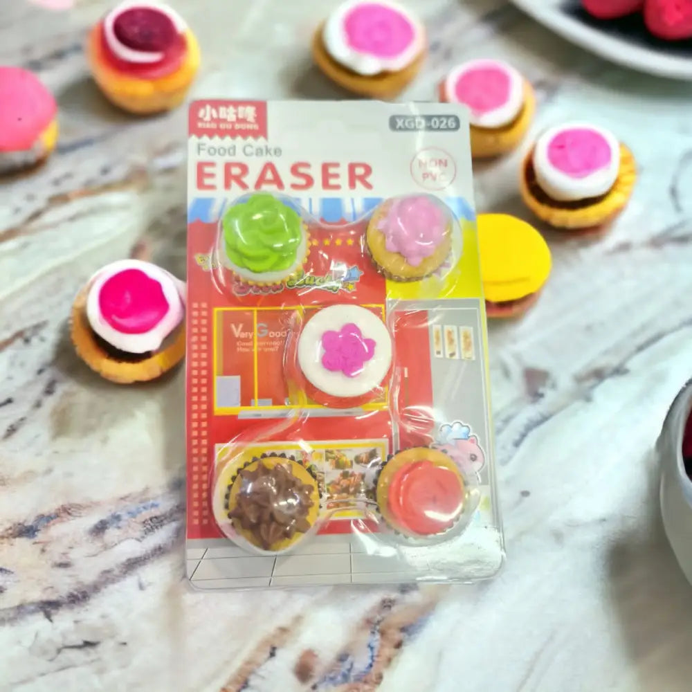 Fancy Cupcakes Style Erasers