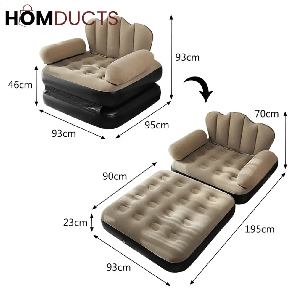 Foldable Inflatable Sofa Bed