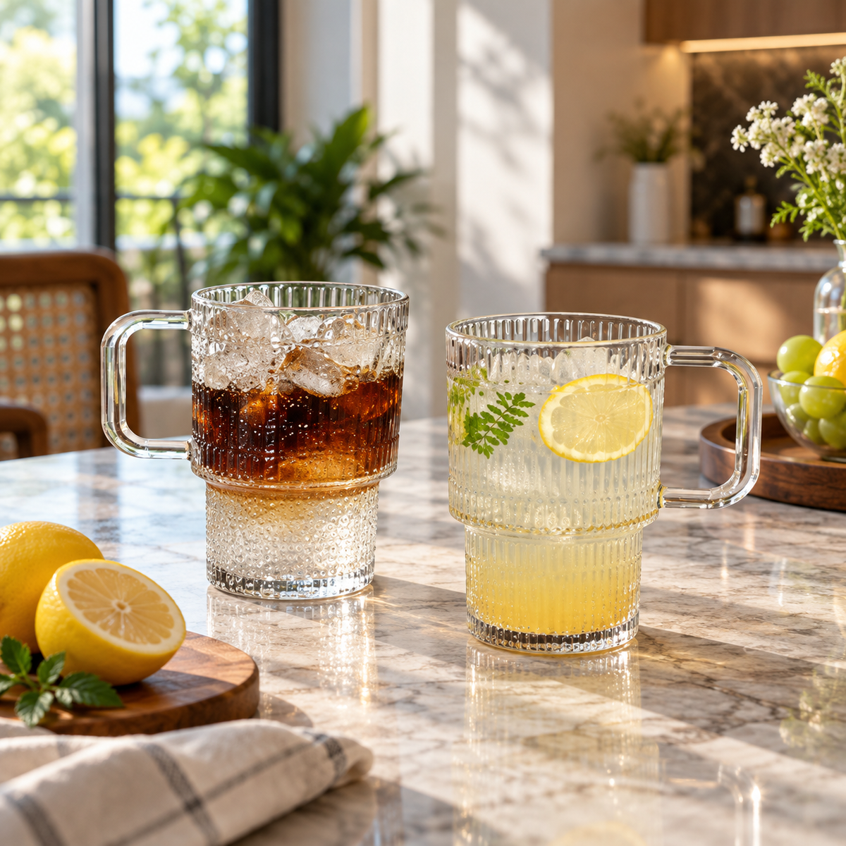 Line Design Glass Tumbler 750ml