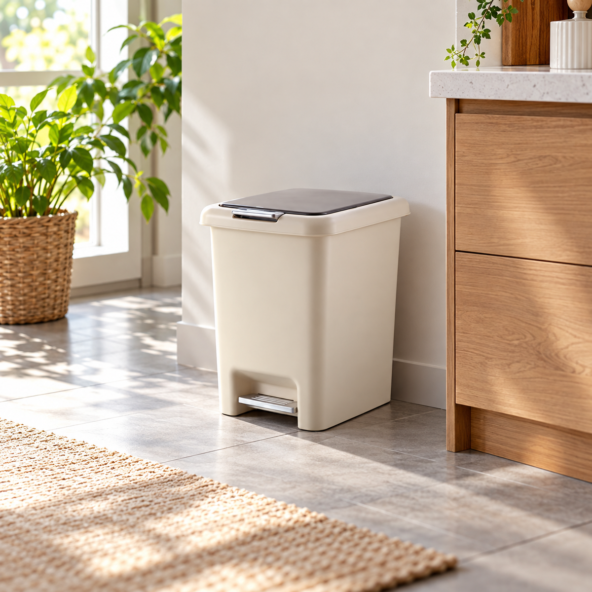 10L Two-Way Pedal Bin
