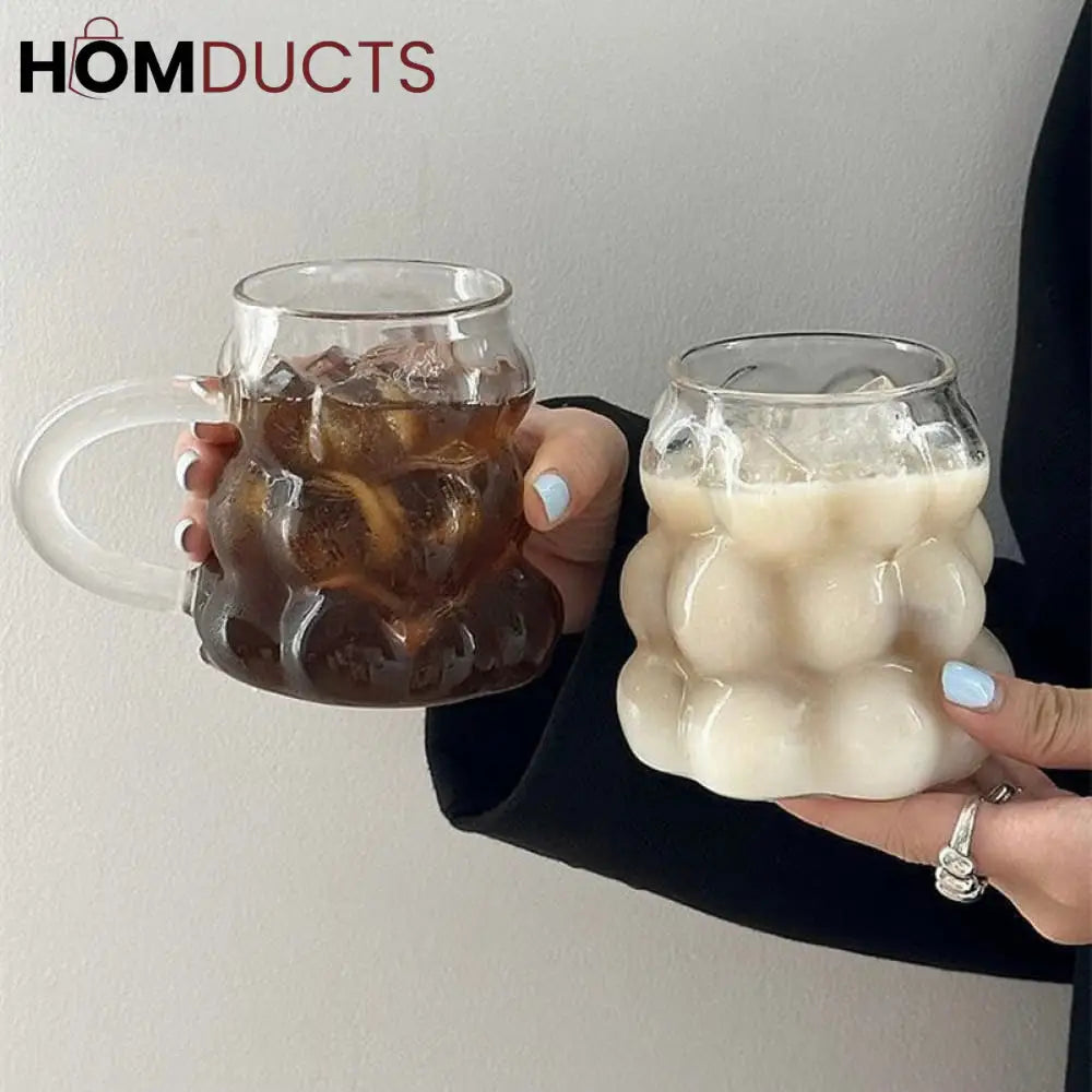Heat Resistant Glass Coffee Mug - With/Without Handle Perfect for Hot Beverages