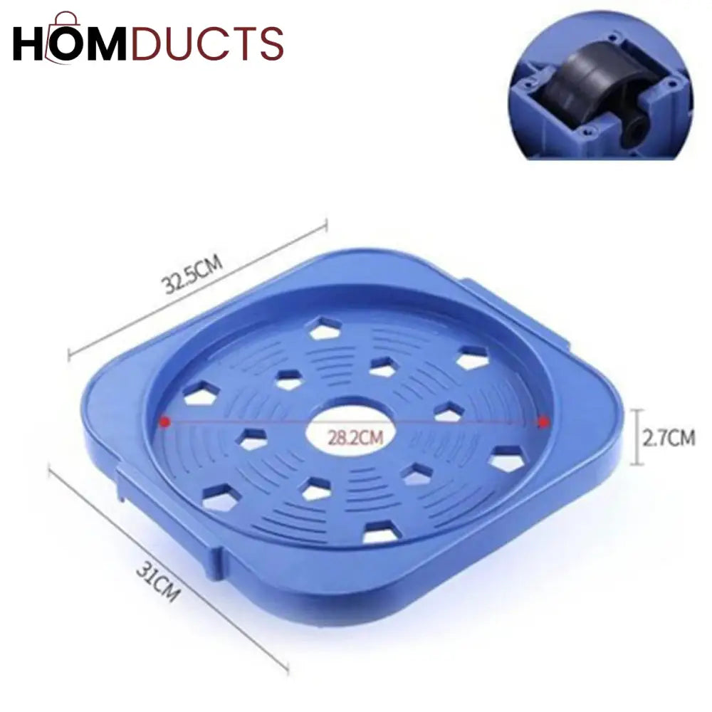 Heavy-Duty Gas Cylinder Trolley with 360° Rotating Wheels – Premium Anti-Rust Base Stand