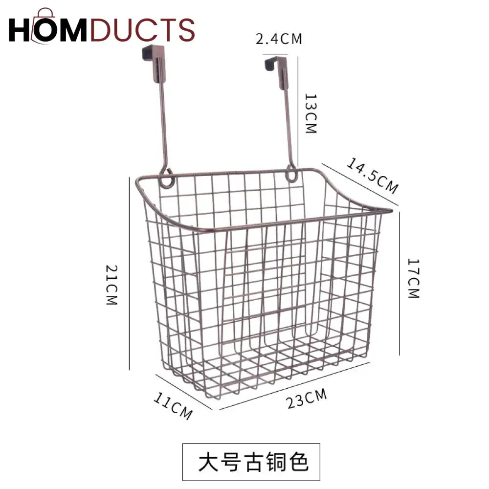 Iron Storage Cupboard Baskets