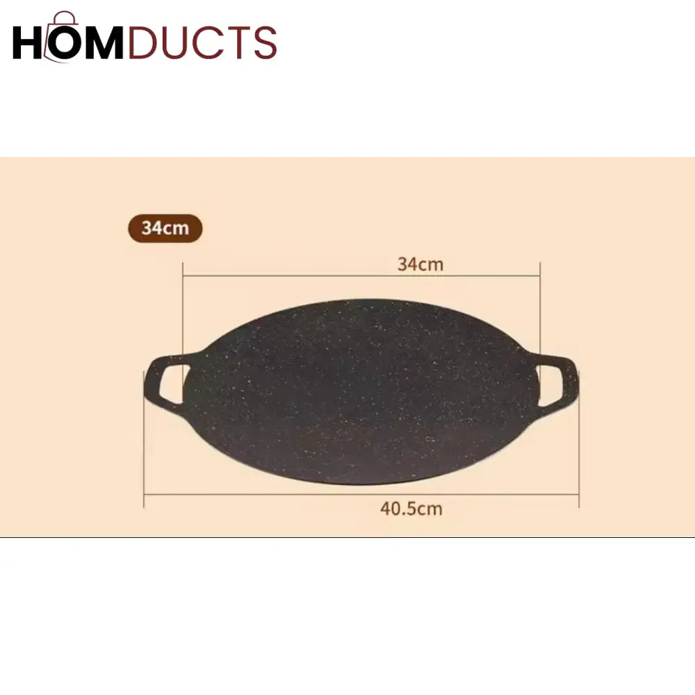 Korean Style Nonstick Bbq And Cooking Pan