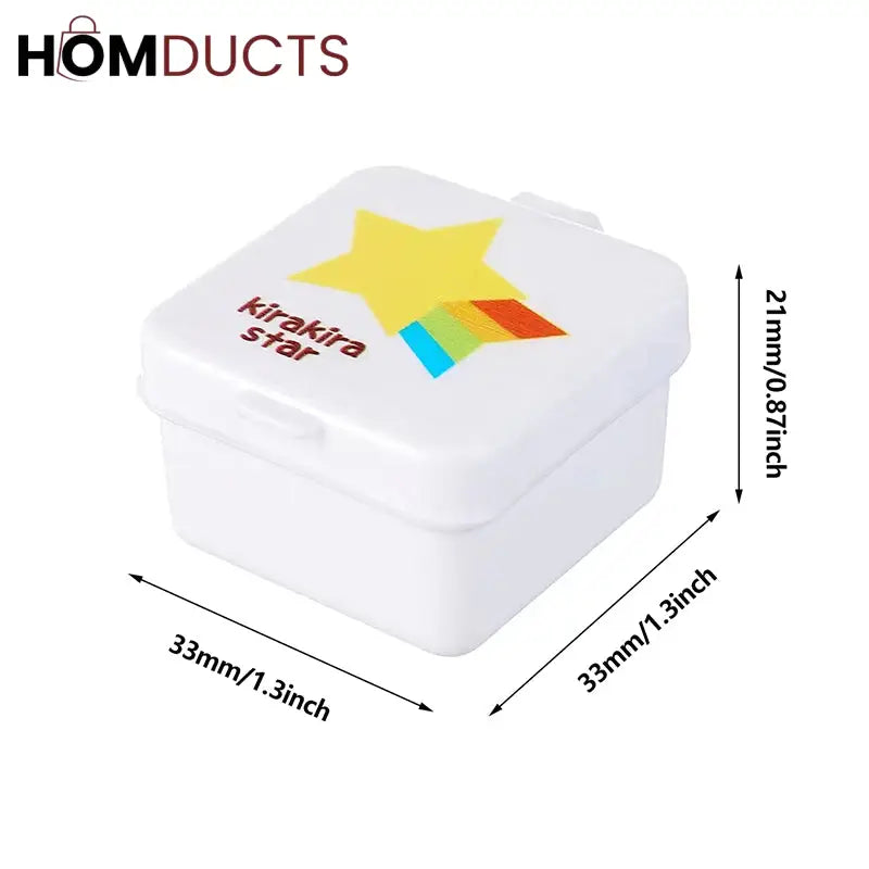 Mini Portable Ketchup And Seasoning Container (4Pcs)