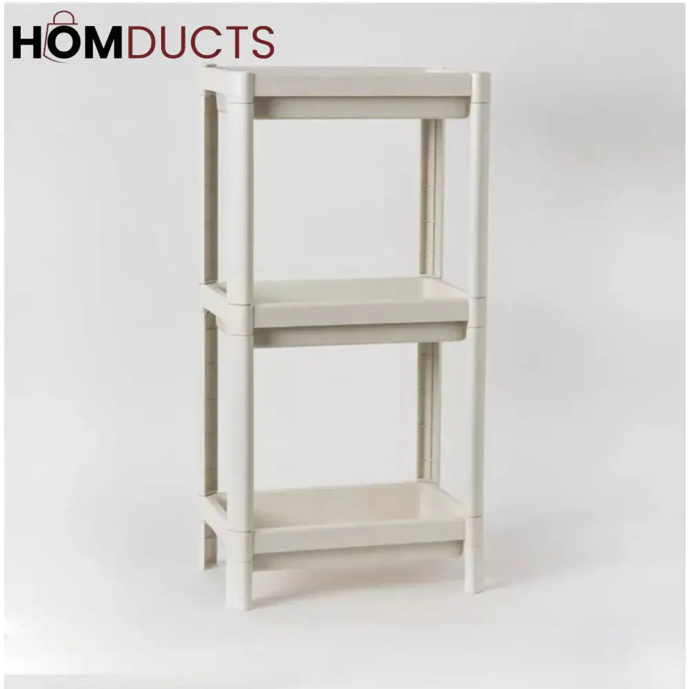 Minimalist 3-Tier Bathroom Storage Rack – Organizer Shelf for Towels & Toiletries