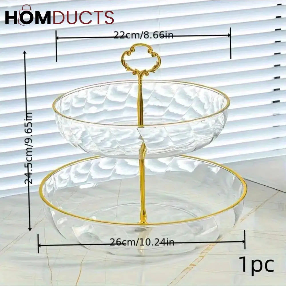 Modern 2 Tier Acrylic Stand