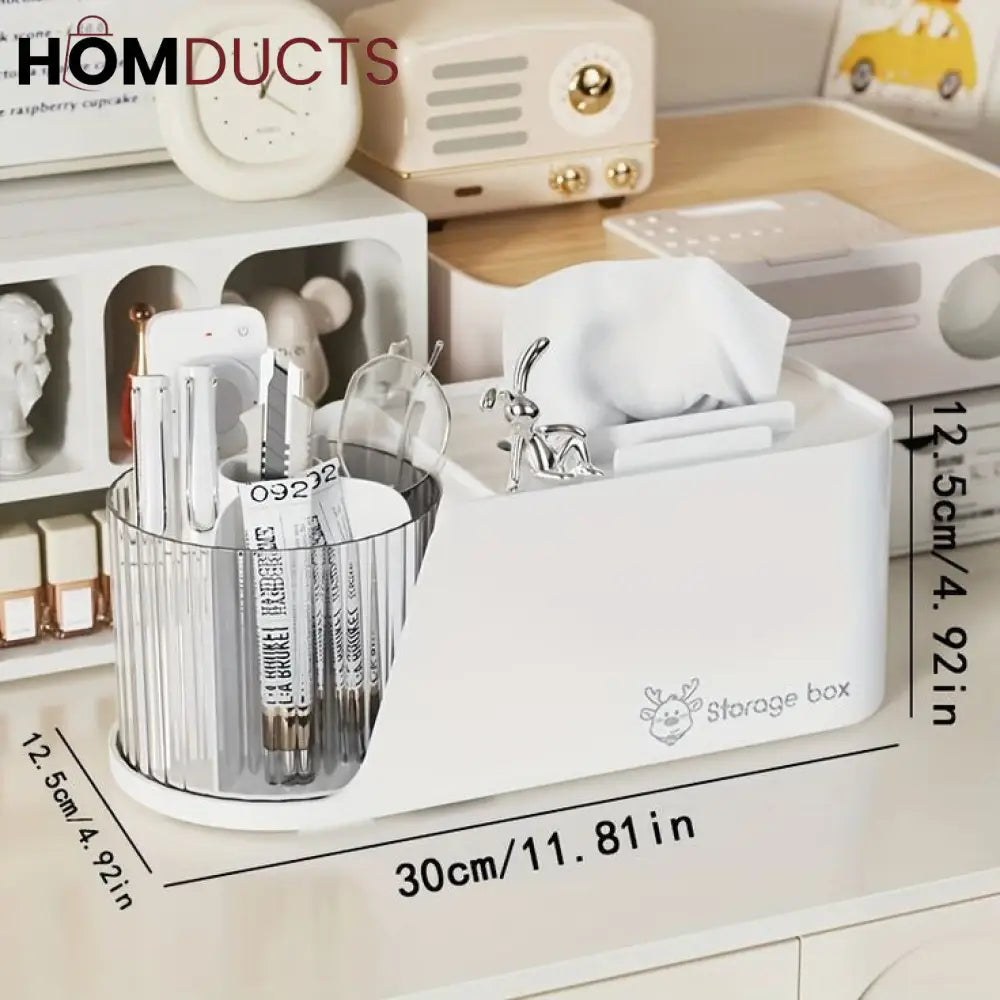 Modern Tissue Box With Rotating Holder