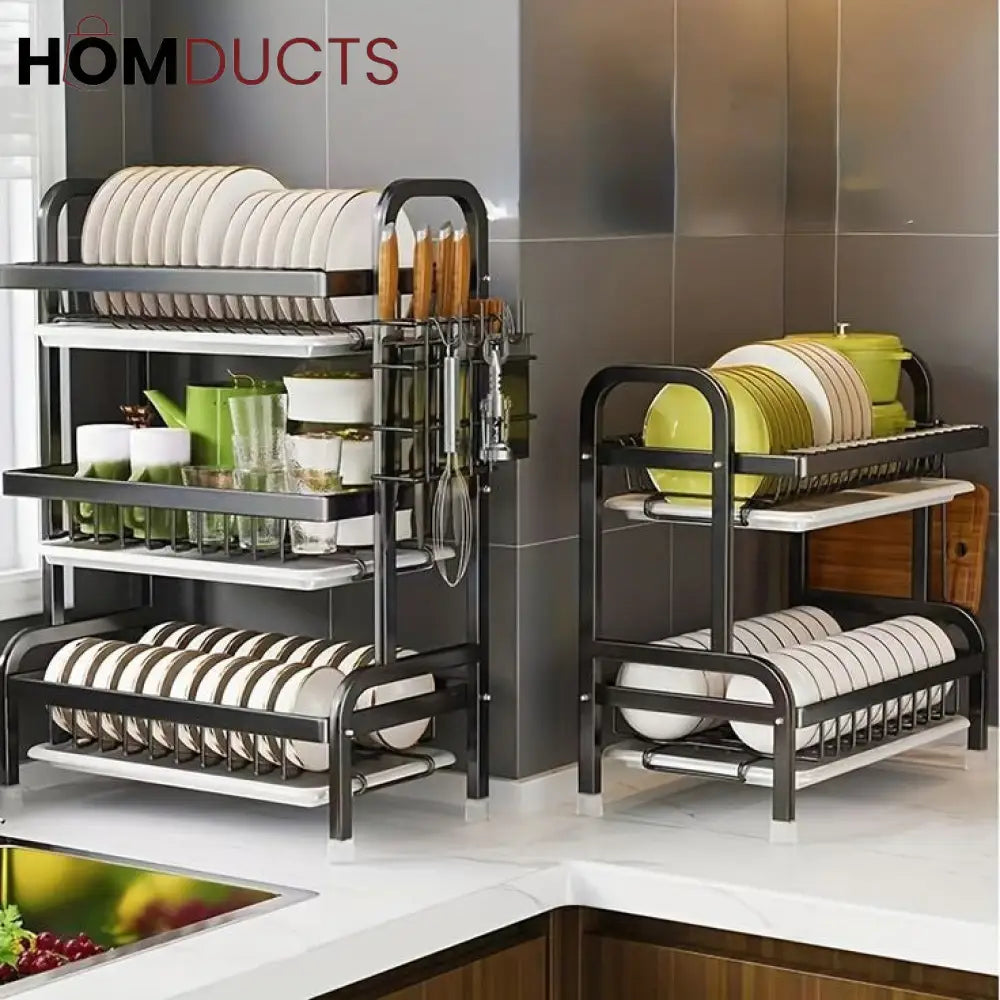 Multi Tier Dish Drain Rack Homducts