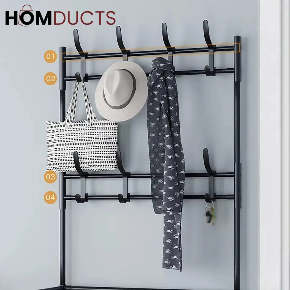 Multifunctional Coat & Shoes Rack
