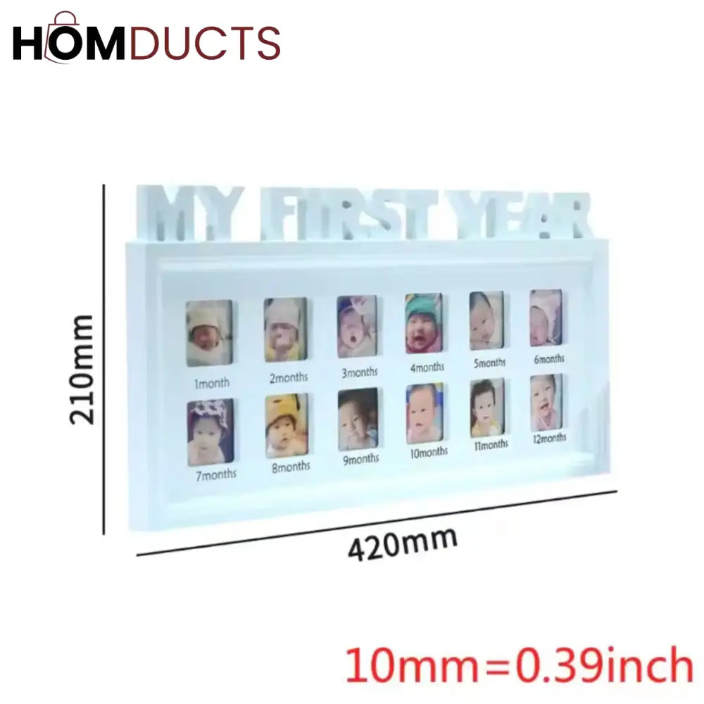 My First Year Photo Frame