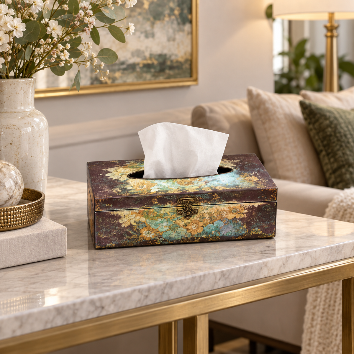 Ornate Decorative Tissue Box