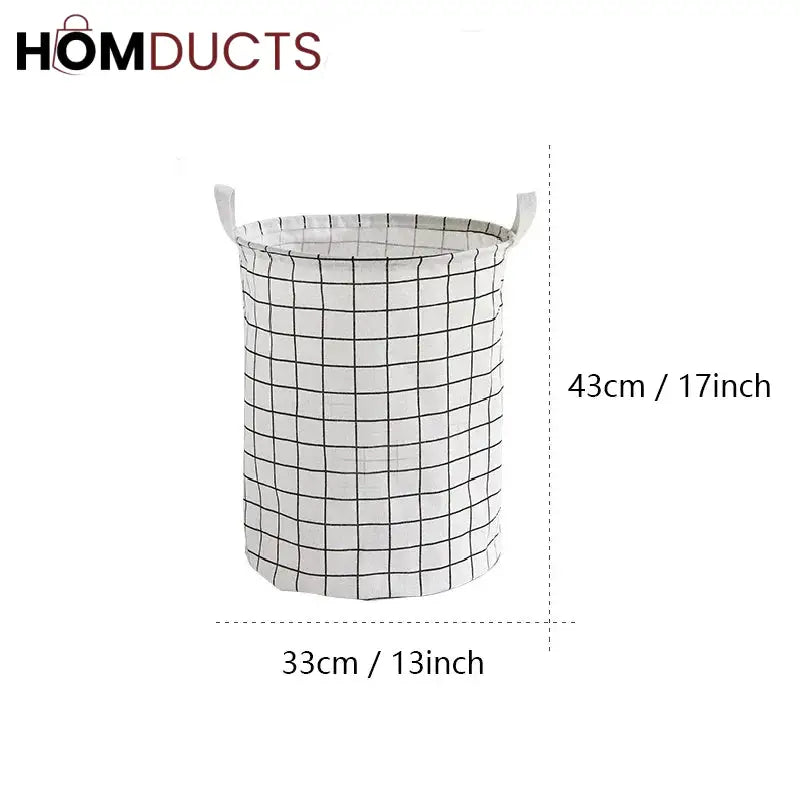 Oxford Foldable Laundry Basket