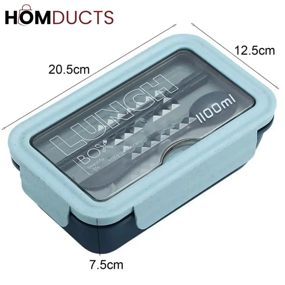 Portable Lunch Box With Spoon