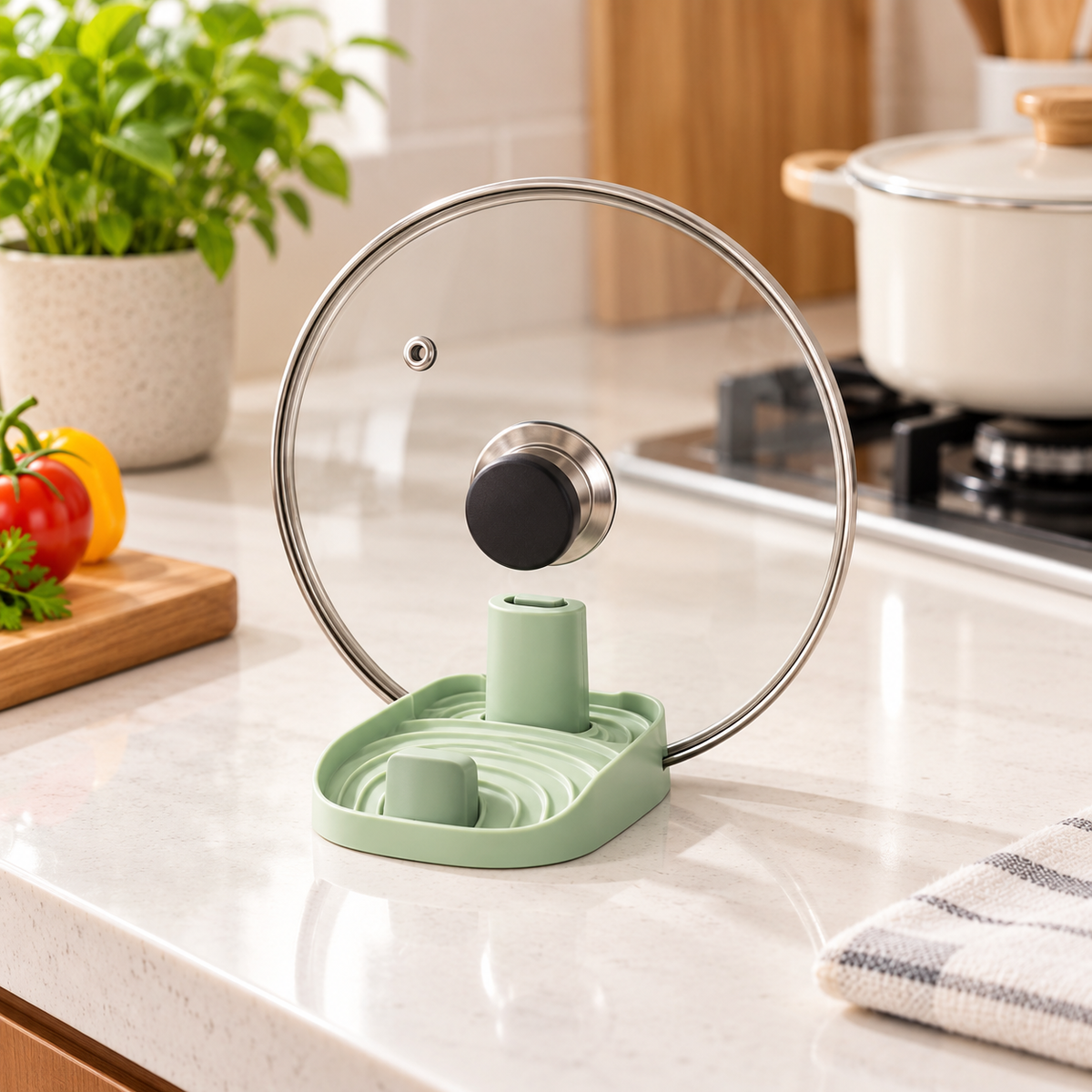 Multipurpose pot cover storage rack