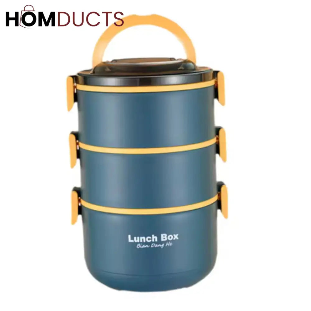 Adult Stainless Steel Bento Lunch Box: Leakproof, Portable, and Eco-Friendly