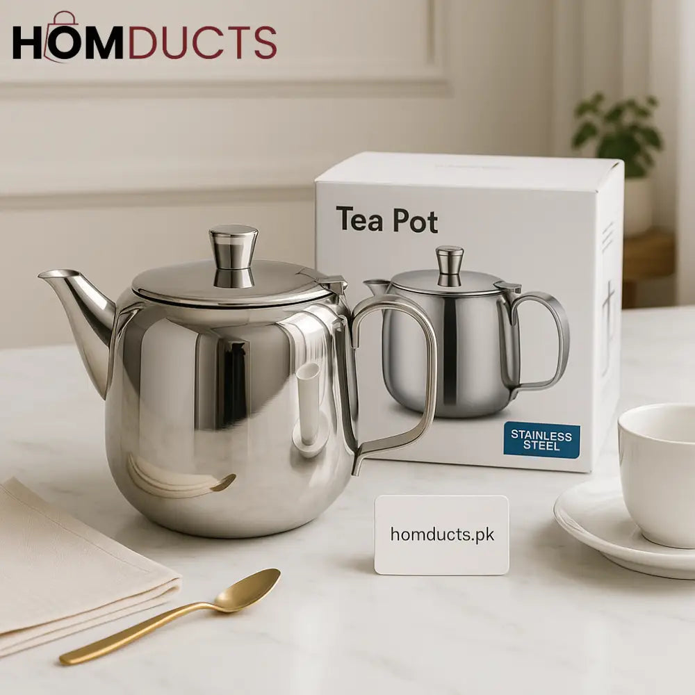 Premium Stainless Steel Teapot – Elegant Modern Design